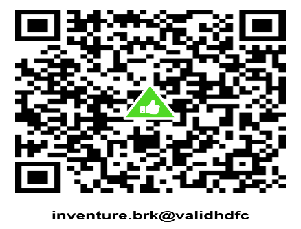 QR code for UPI payment to Inventure Growth & Securities Limited for Stock Broking using HDFC Bank account, UPI ID inventure.brk@validhdfc